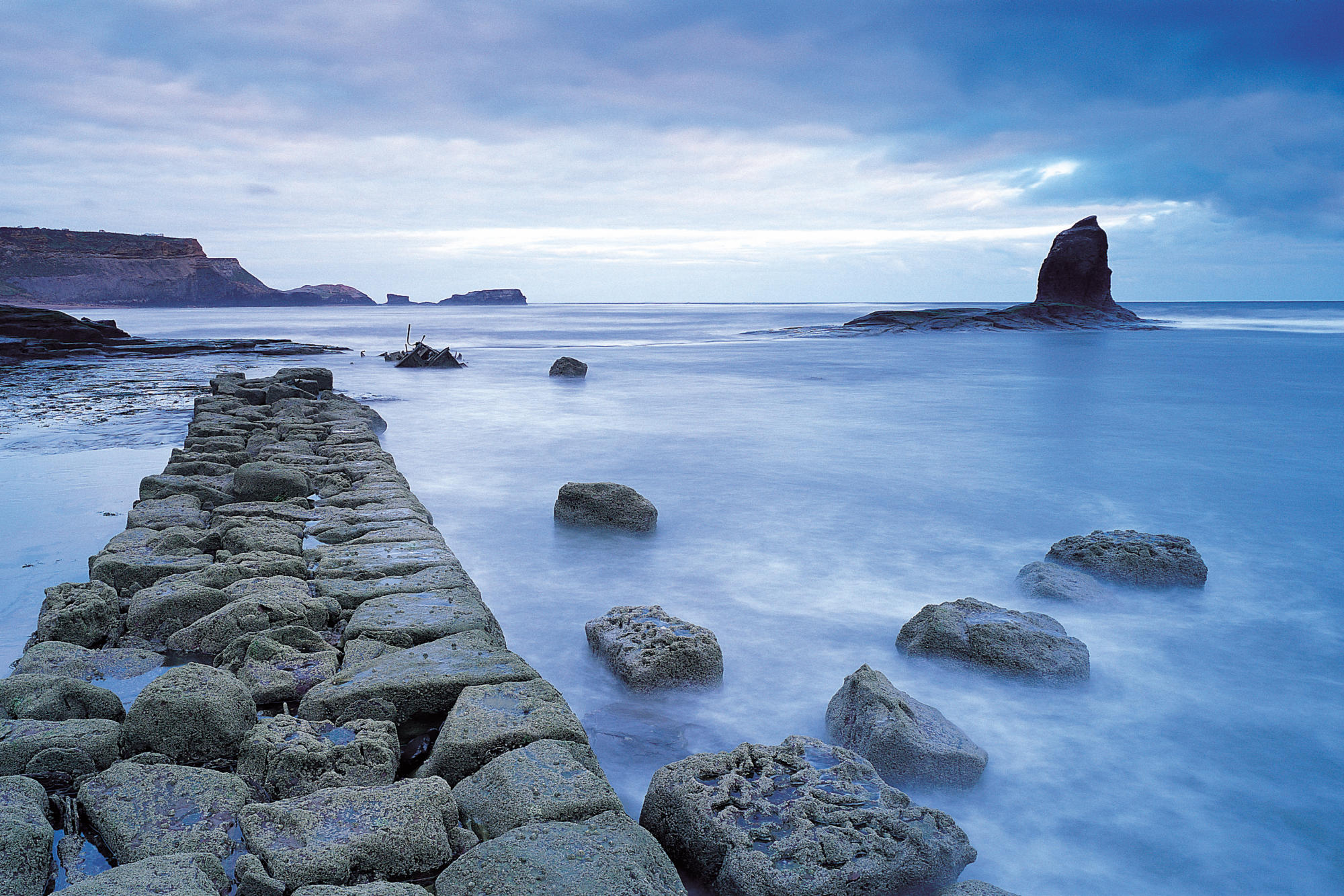 Saltwick Bay, Yorkshire, England, Great Britain